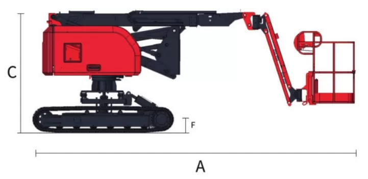 Electric Articulating Boom Lift HA12CEA