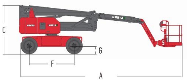 Elevador de Pluma Articulada Eléctrico HA21JE