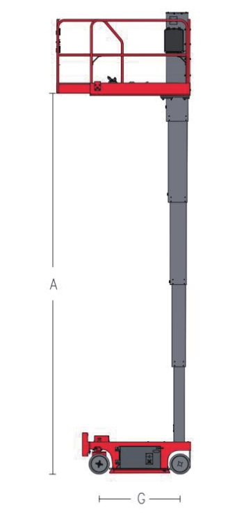 Вертикальный мачтовый подъемник HM0608E